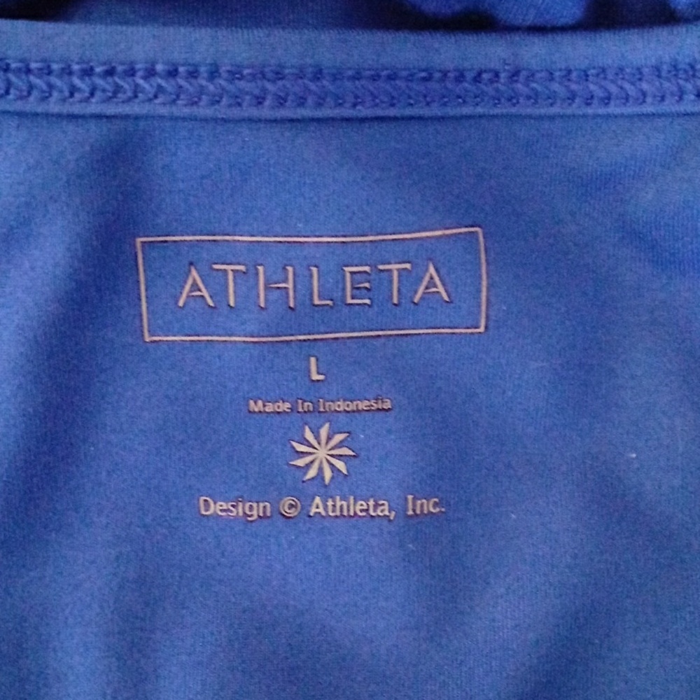 ATHLETA BLUE TANK TOP LARGE - Picture 5 of 6